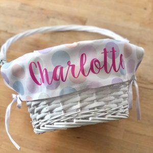 Easter Basket with Removable Liner